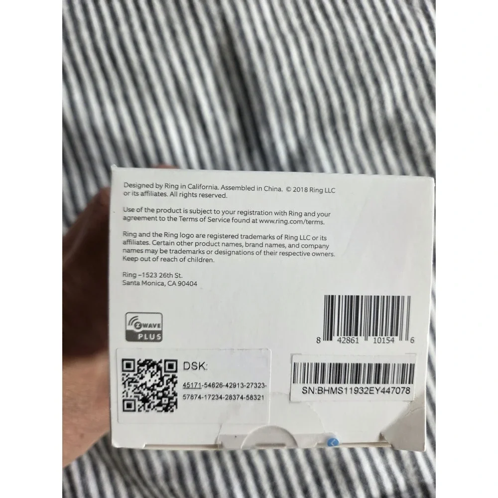 Ring Alarm Motion Detector - White - 4SP1S7-0EN0